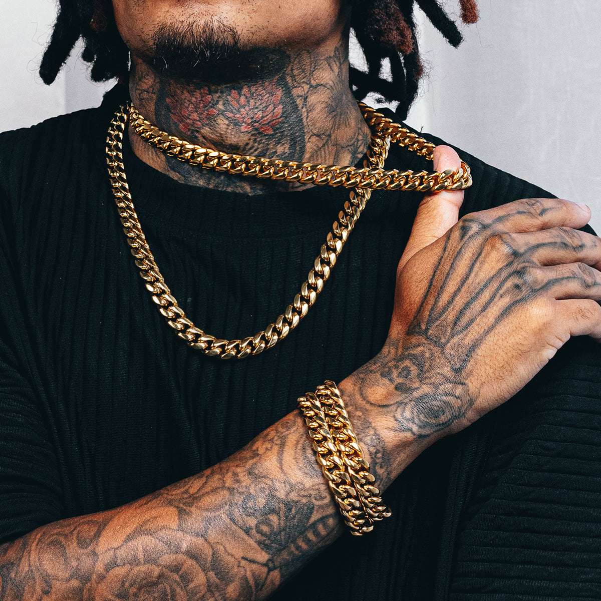 Cuban Link Bracelet (12mm) - Gold