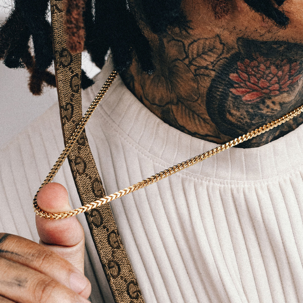 Franco Chain Stack (3mm) - Gold