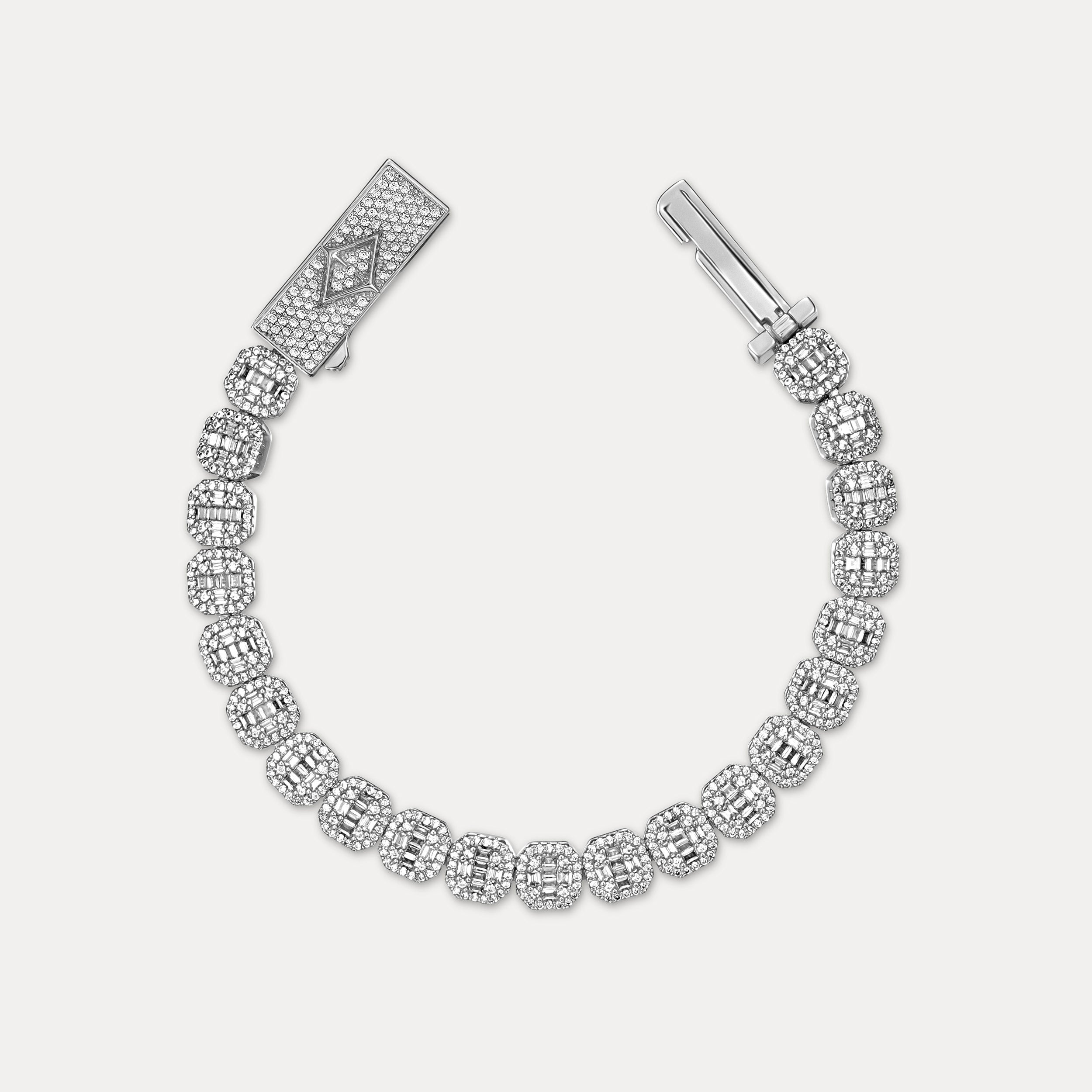 Elevaro Tennis Bracelet - Silver