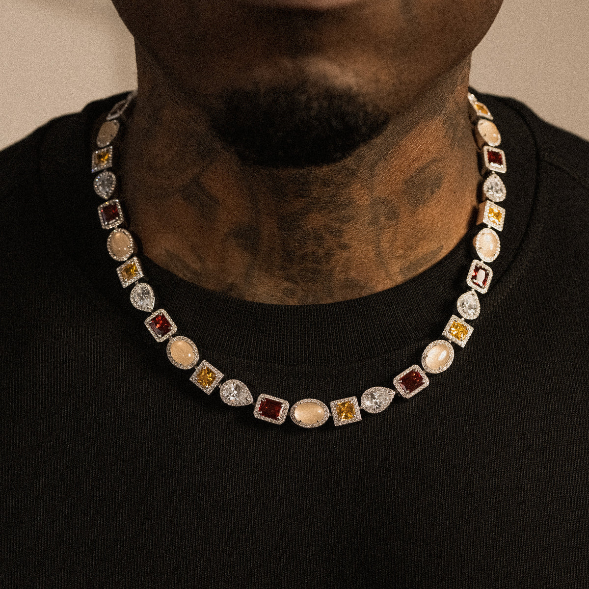 Estate Gemstone Set - Silver