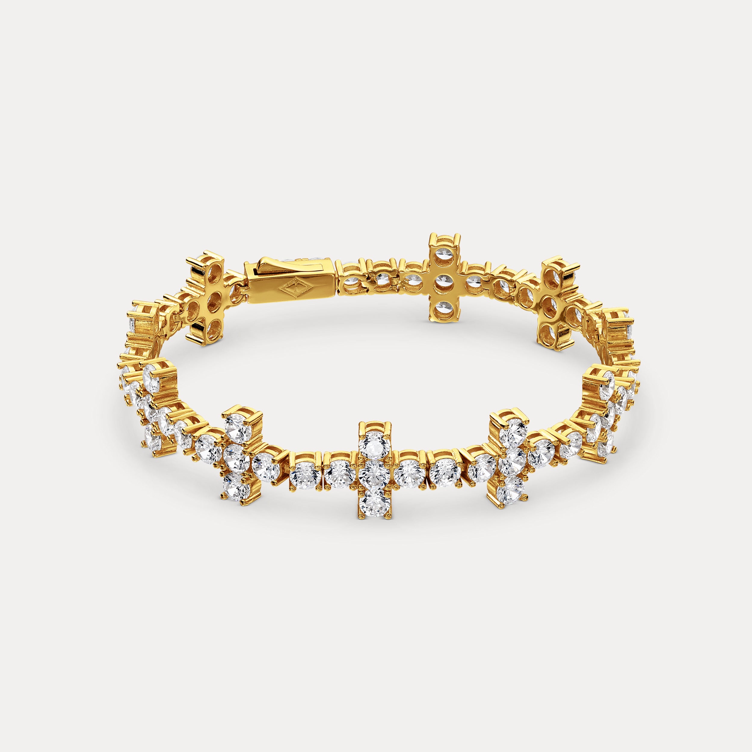 bazo1199 gold bracelets ブレスレット ゴールド Firenze Tennis Bracelet - Gold