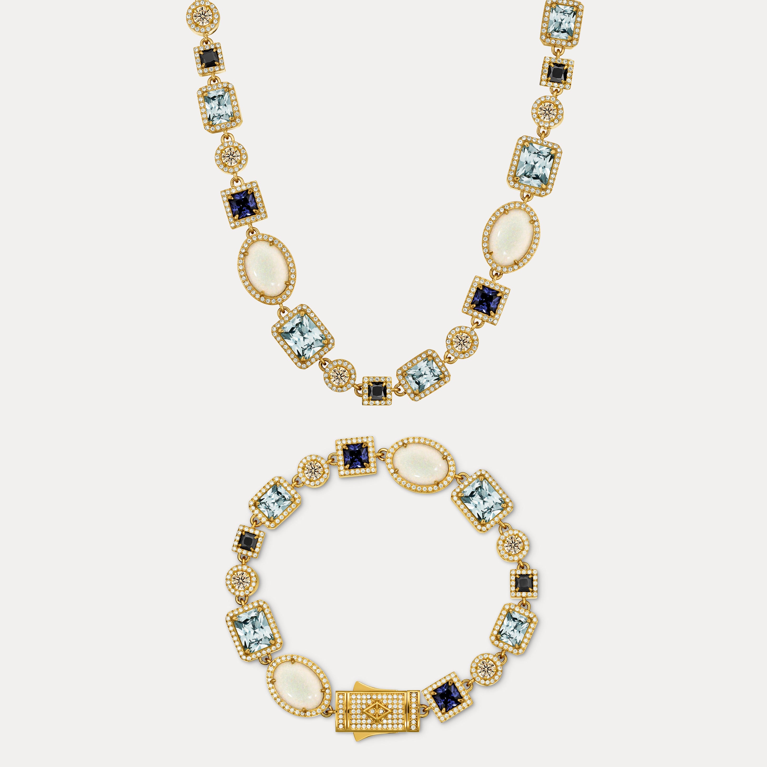 Frigid Gemstone Set - Gold