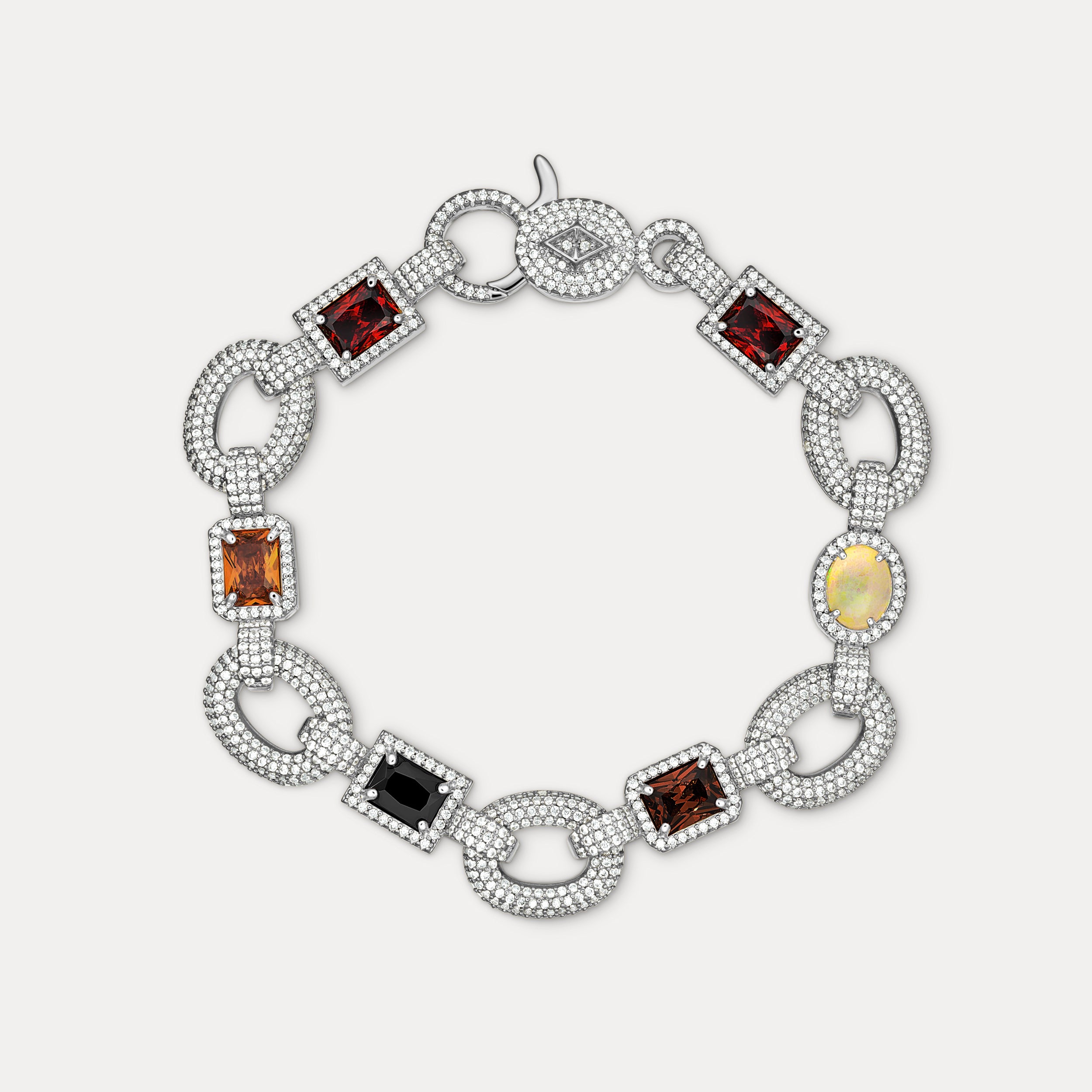 Vantage Gemstone Bracelet - Silver