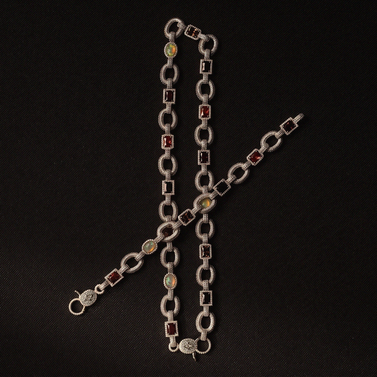 Vantage Gemstone Bracelet - Silver