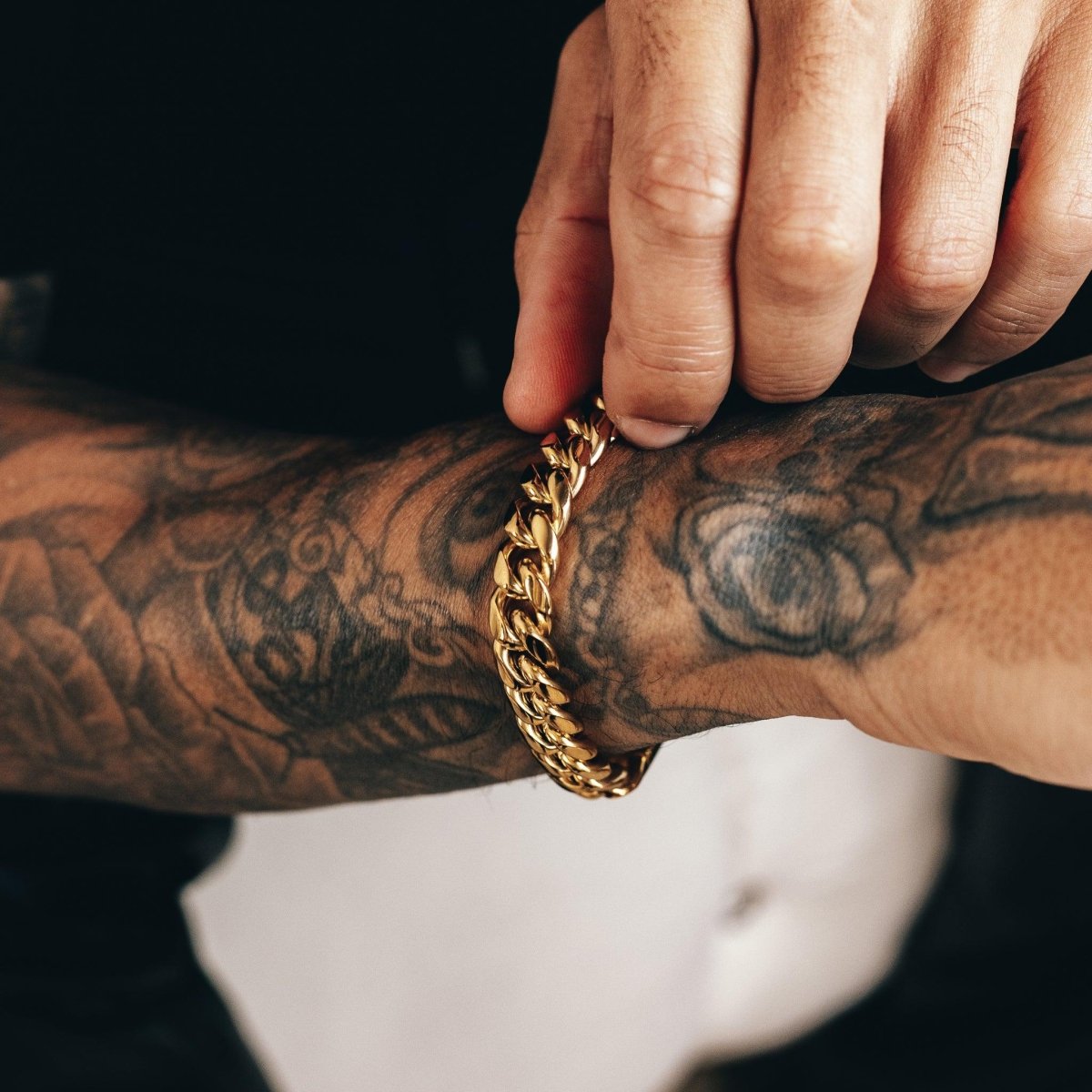 Cuban Link Bracelet (12mm) - Gold