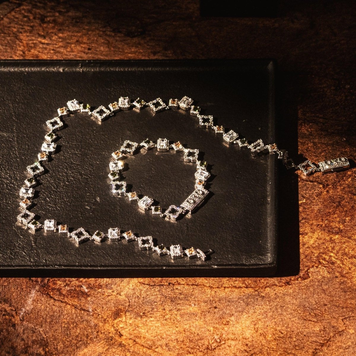 Midas Gemstone Bracelet - Silver