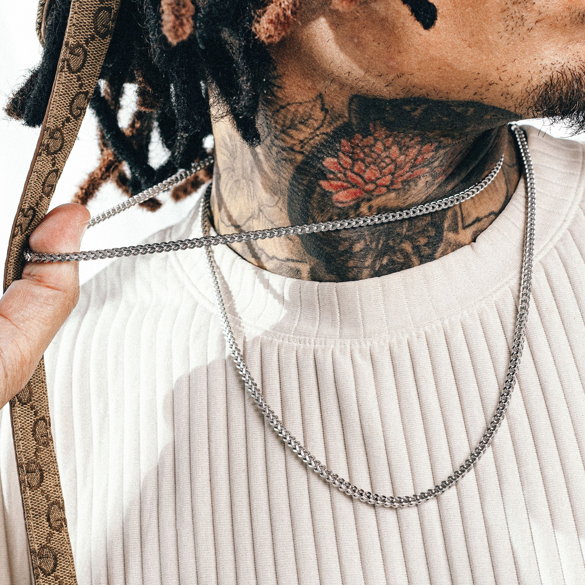 Franco Chain Stack (3mm) - Silver