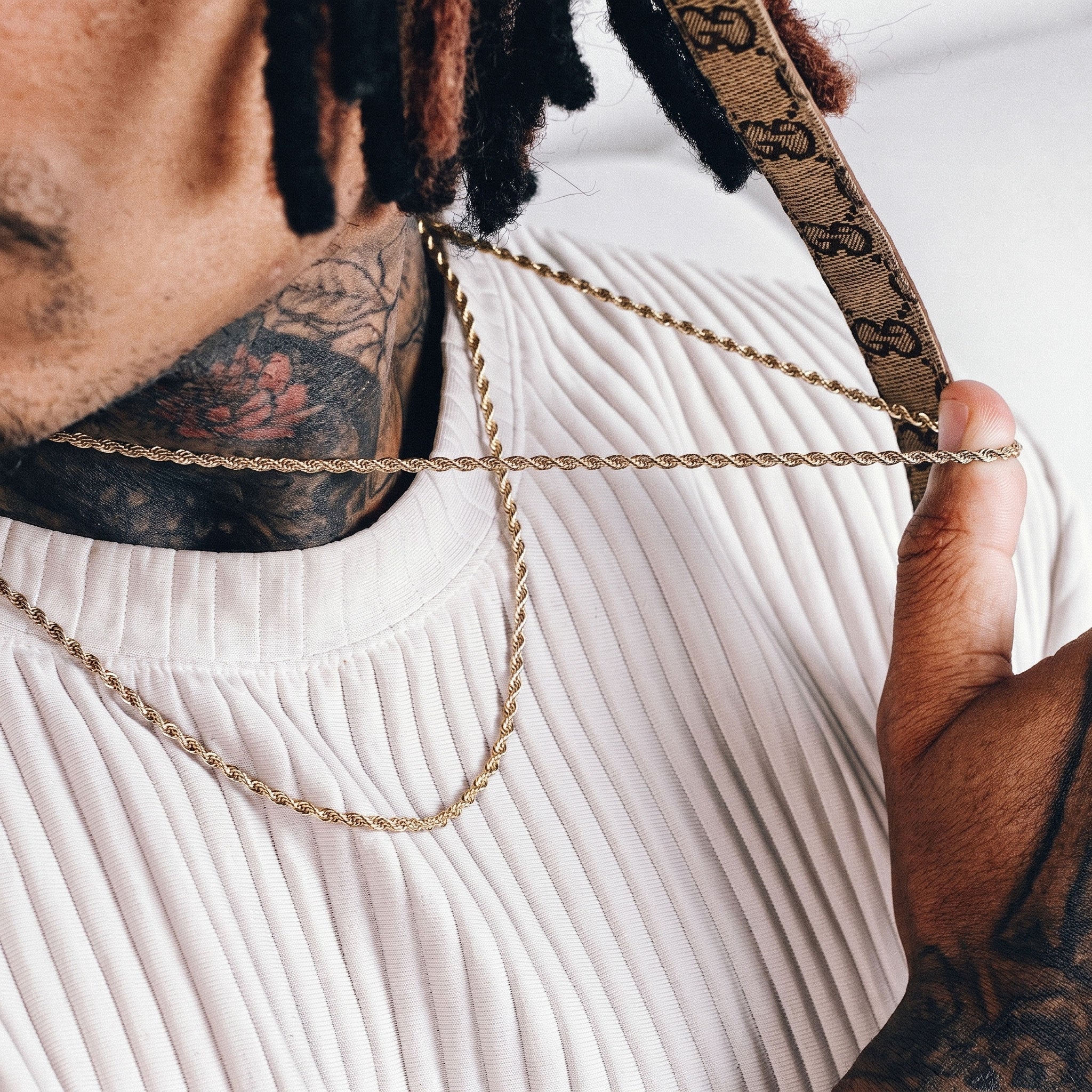 Rope Chain Stack (3mm) - Gold