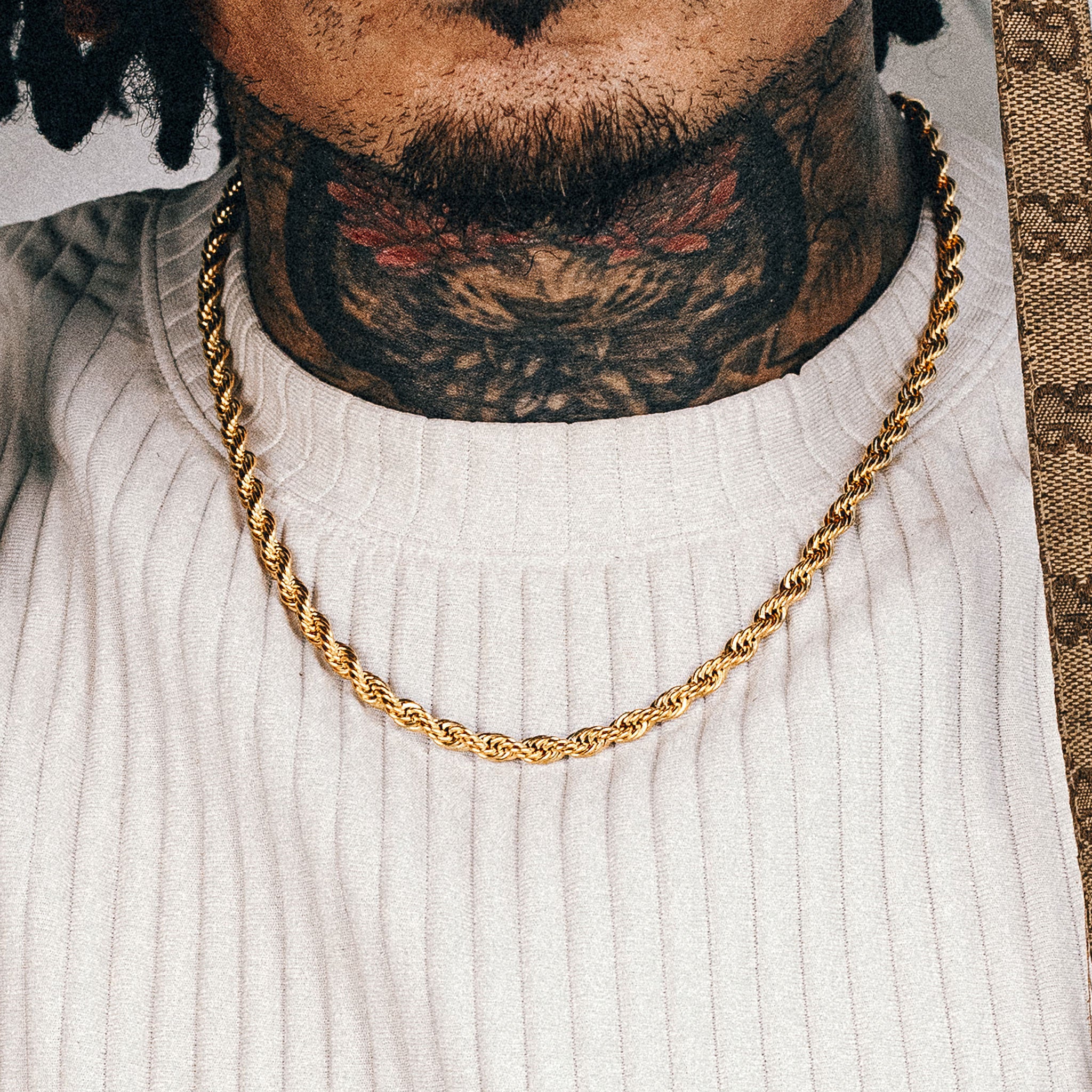 Rope Chain (5mm) - Gold