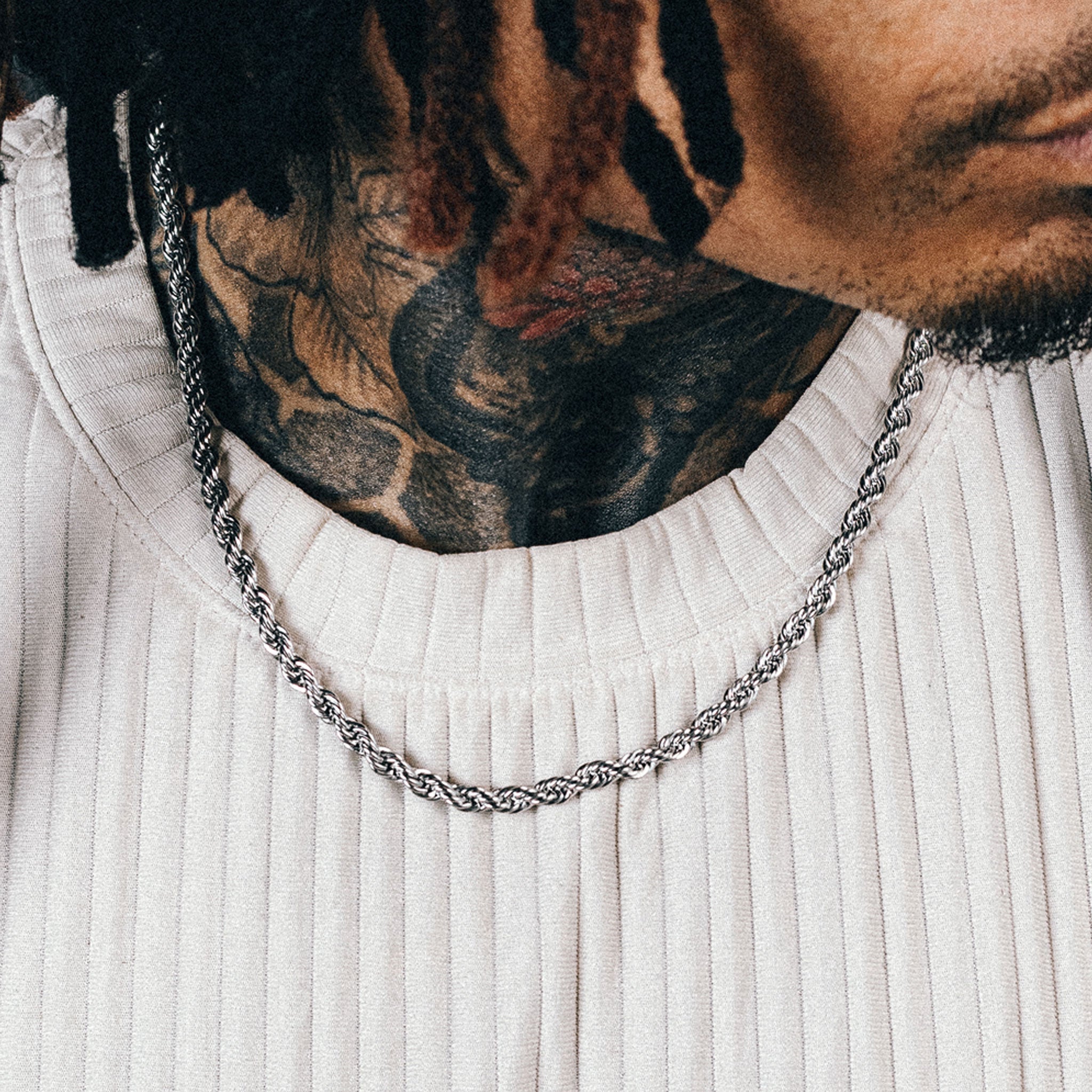 Rope Chain (5mm) - Silver