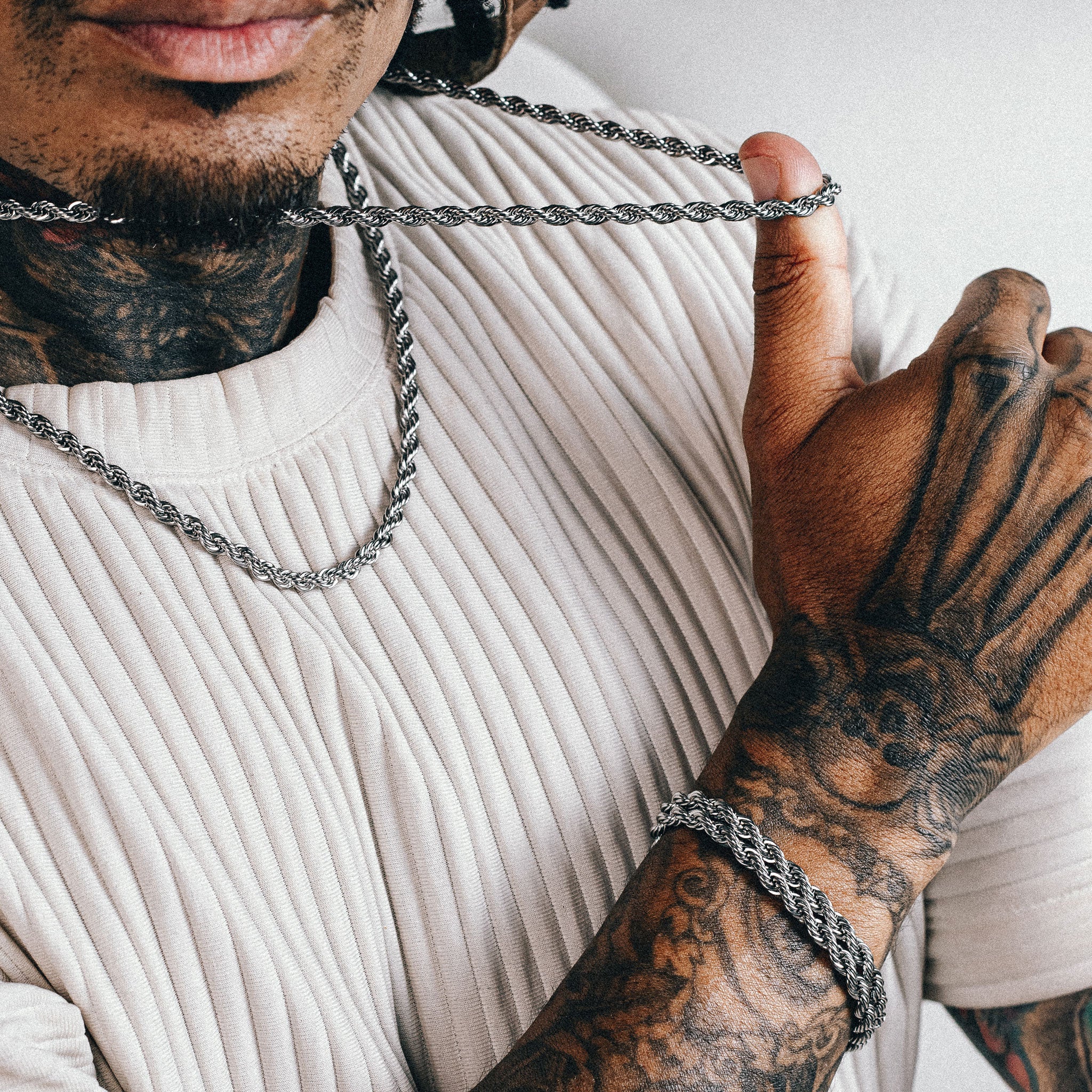 Rope Chain (5mm) - Silver