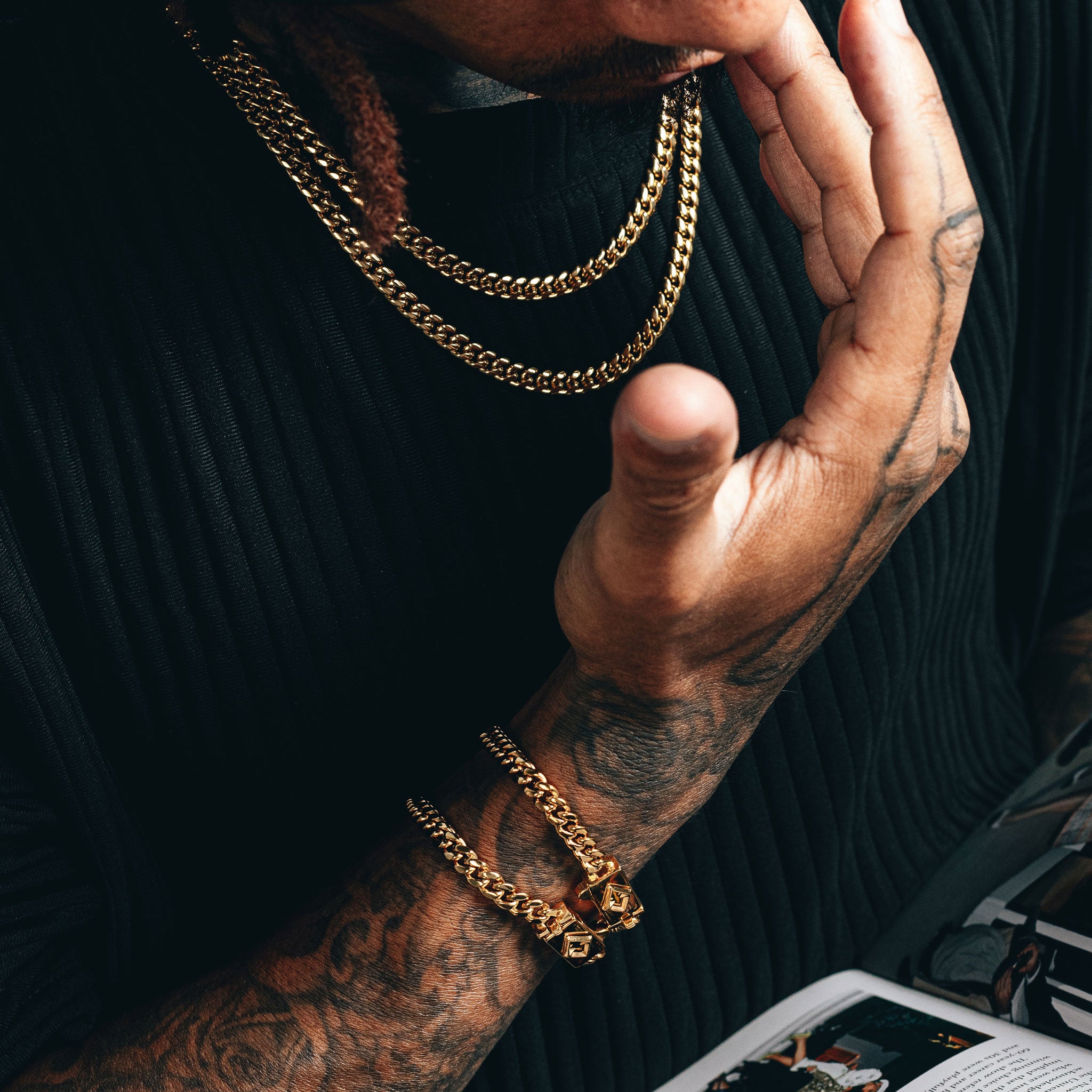 Cuban Link Chain (6mm) - Gold