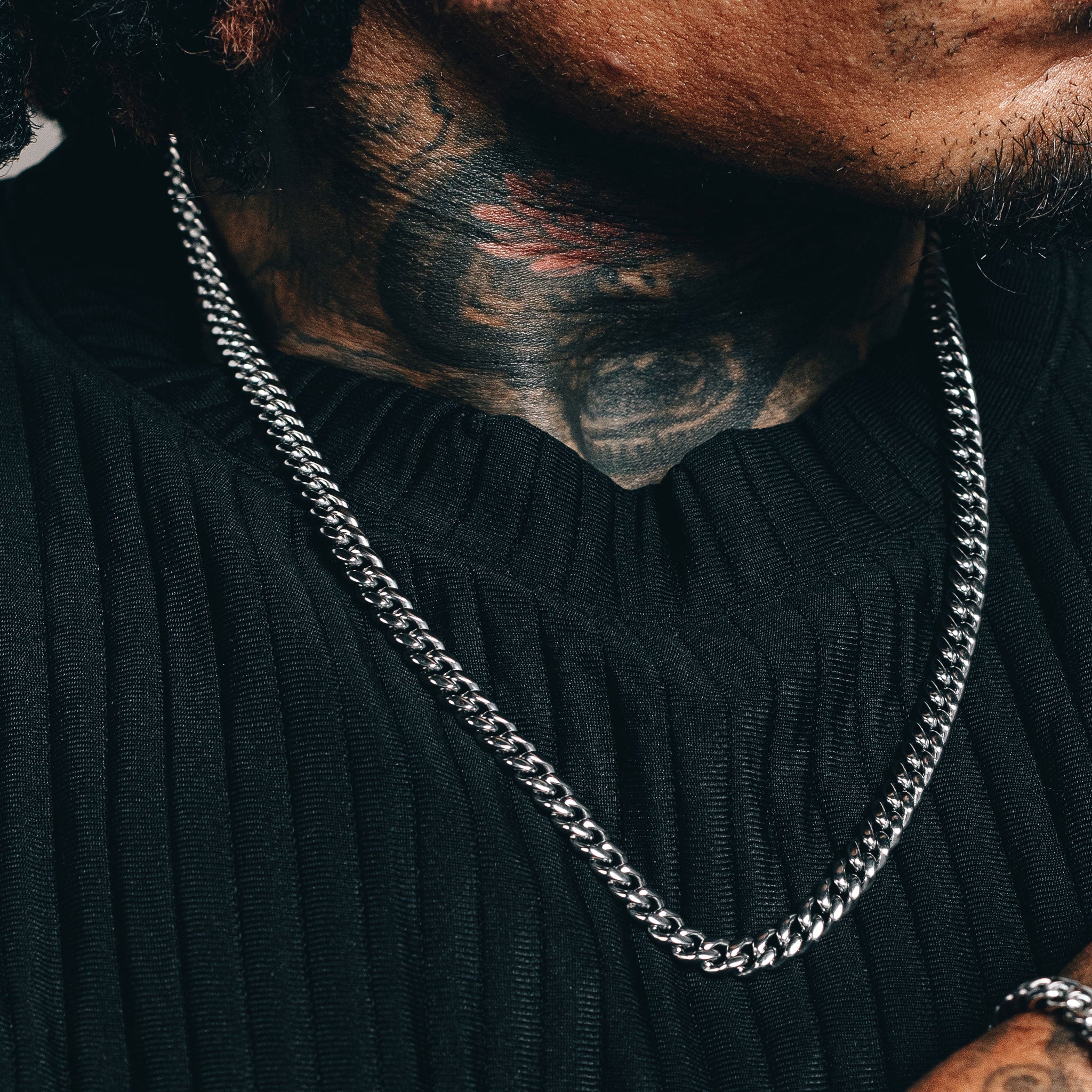 Cuban Link Chain (6mm) - Silver