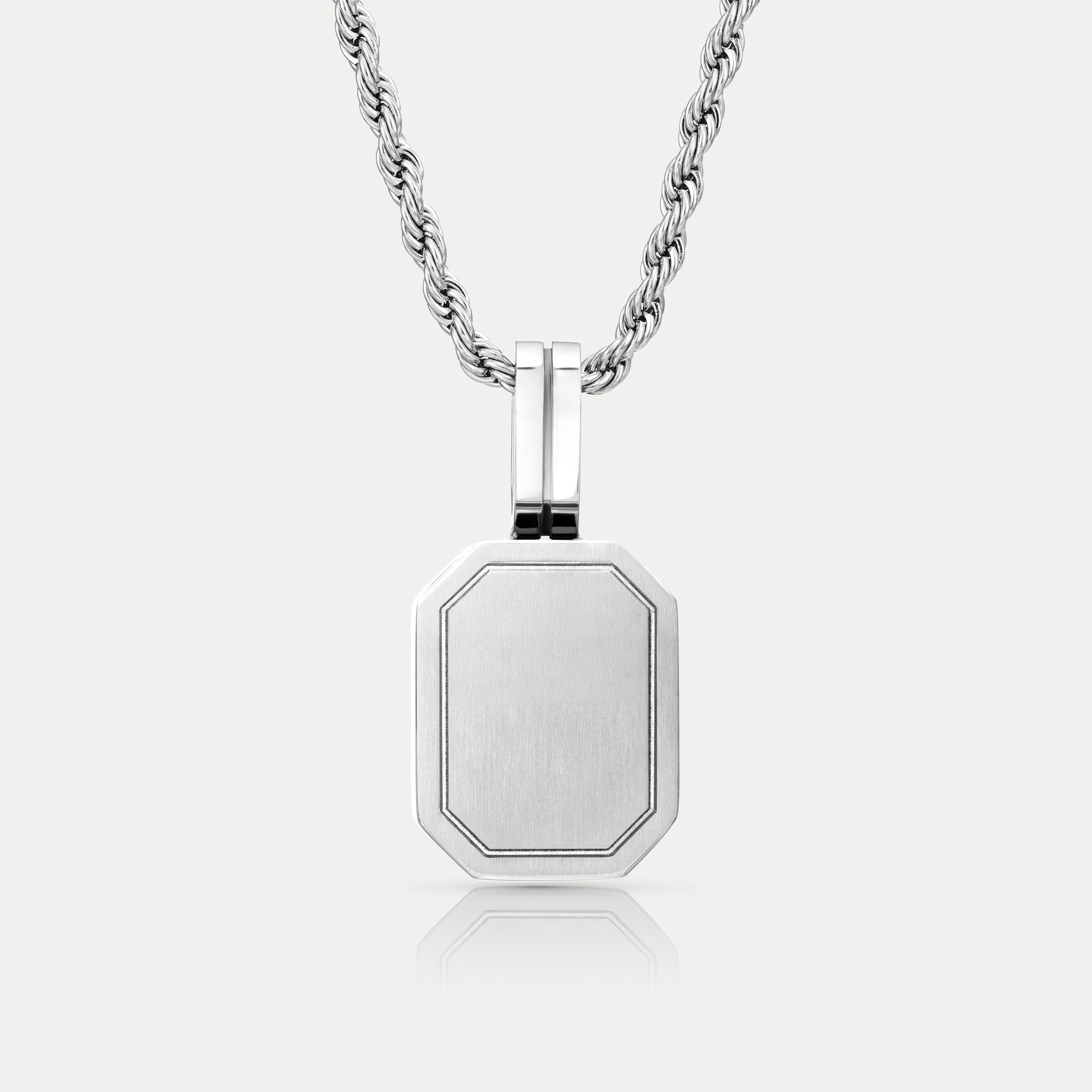 Cognac Vitesse Gemstone Pendant - Silver