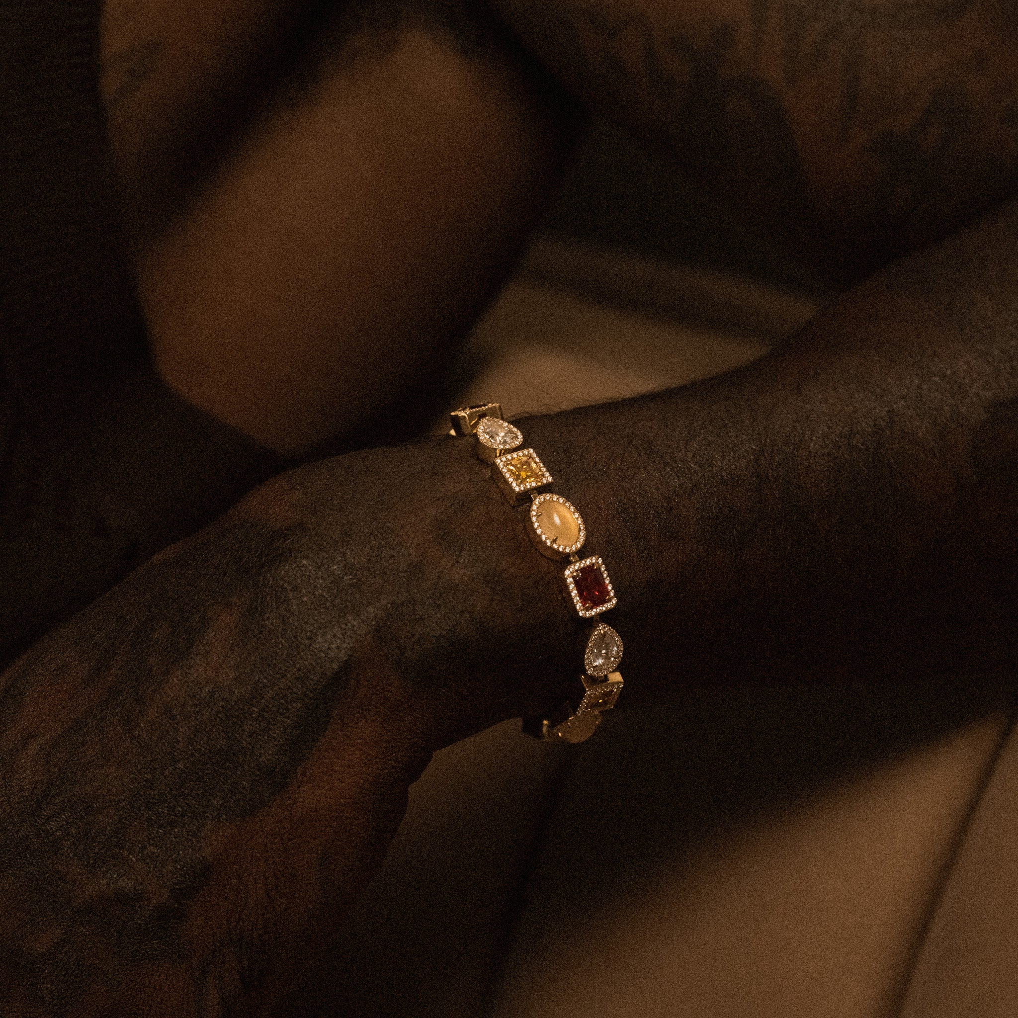 Estate Gemstone Set - Gold