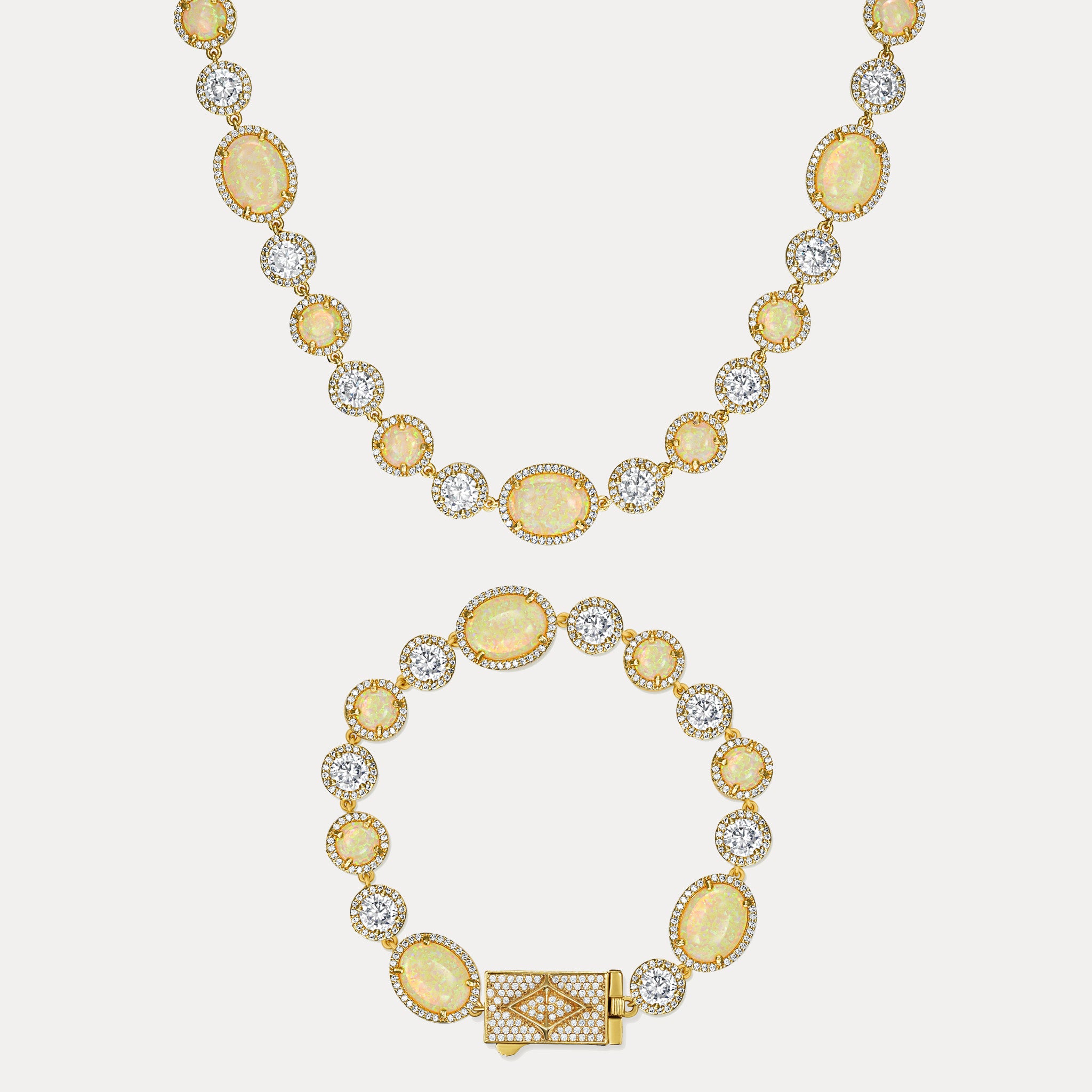 Inferno Gemstone Set - Gold