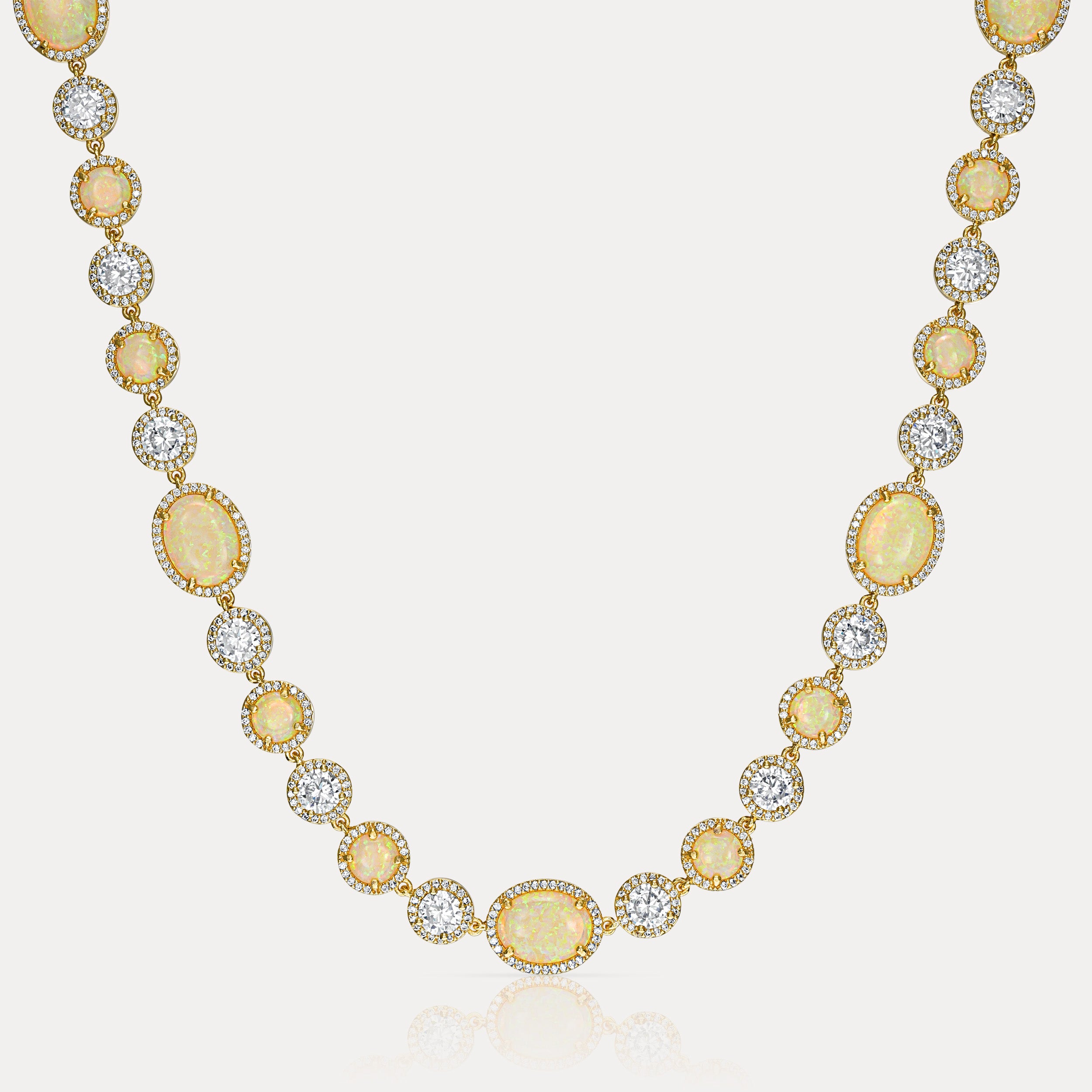 Inferno Gemstone Chain - Gold