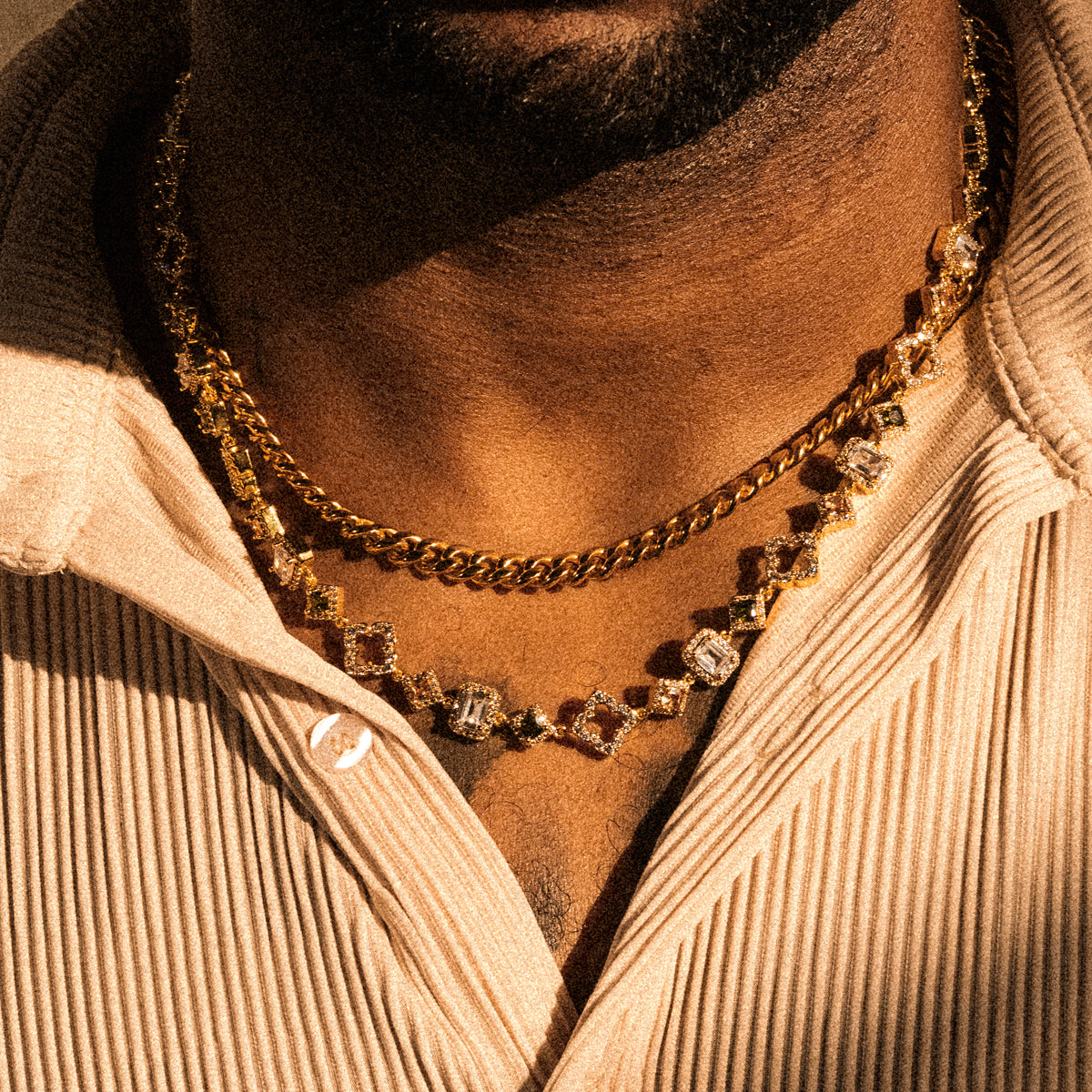 Midas Gemstone Chain - Gold