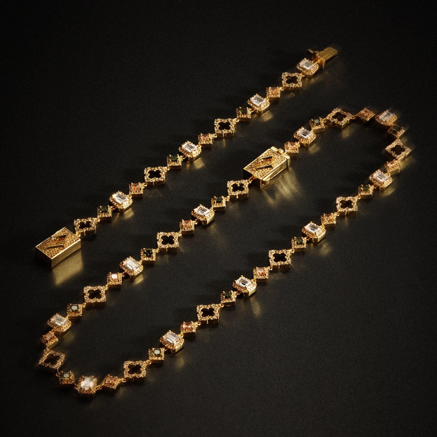 Midas Gemstone Chain - Gold
