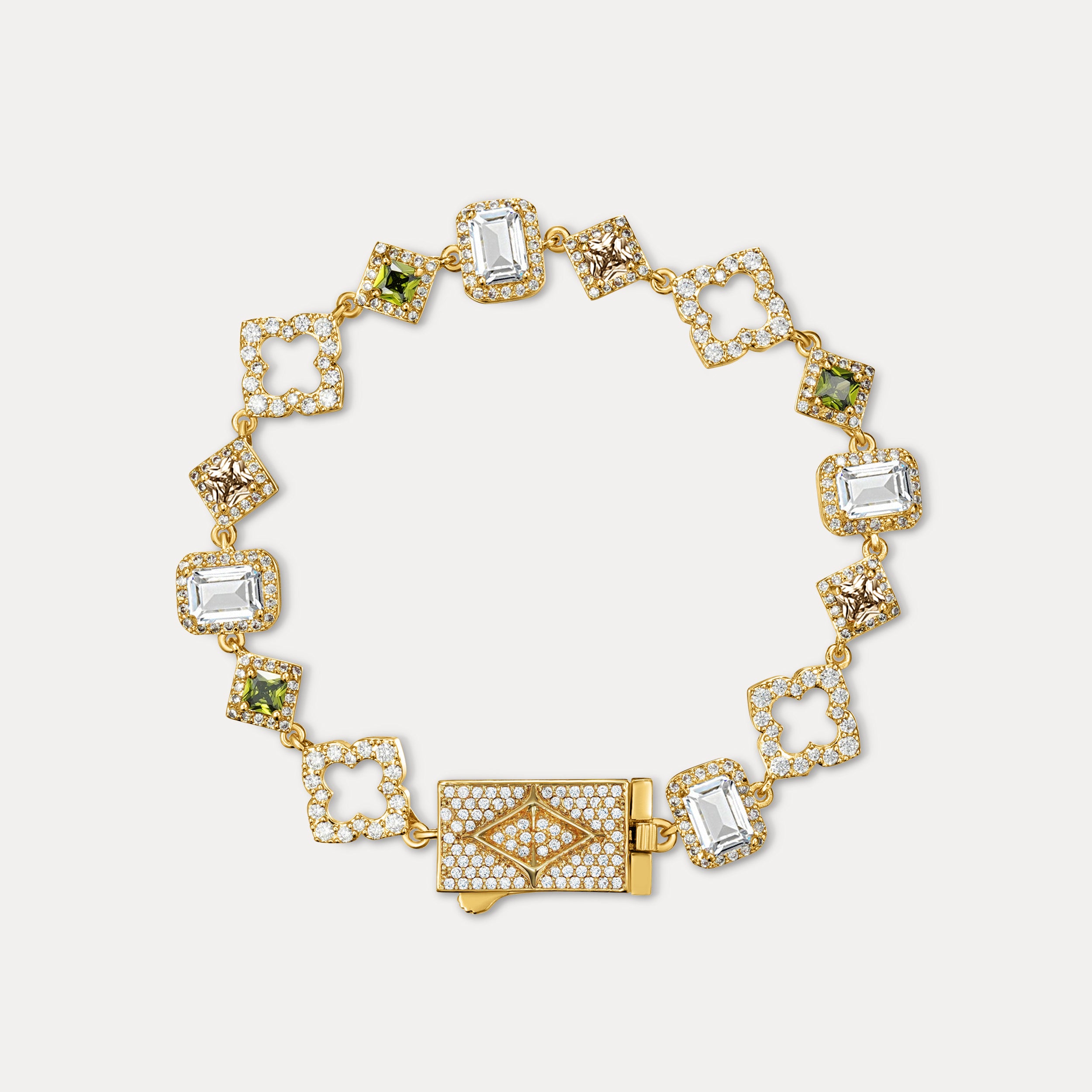 Midas Gemstone Bracelet - Gold