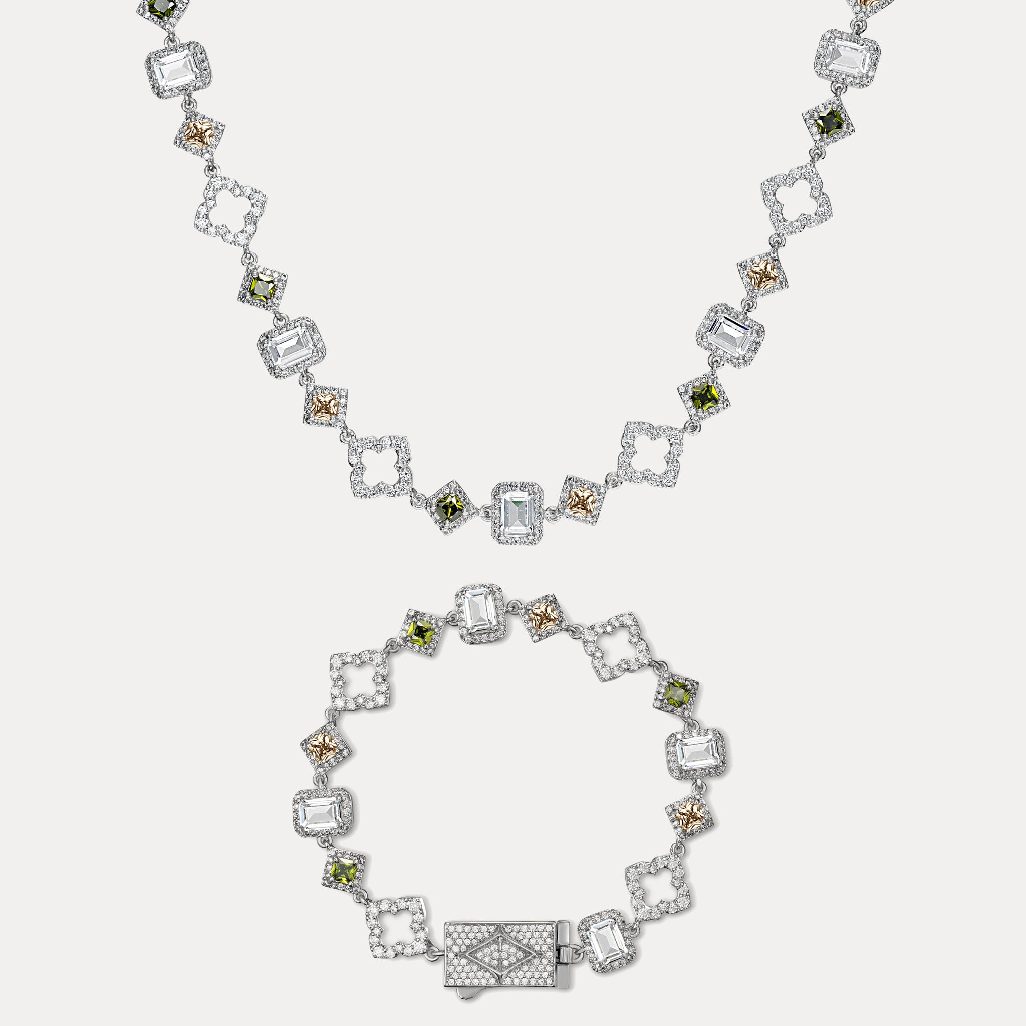 Midas Gemstone Set - Silver
