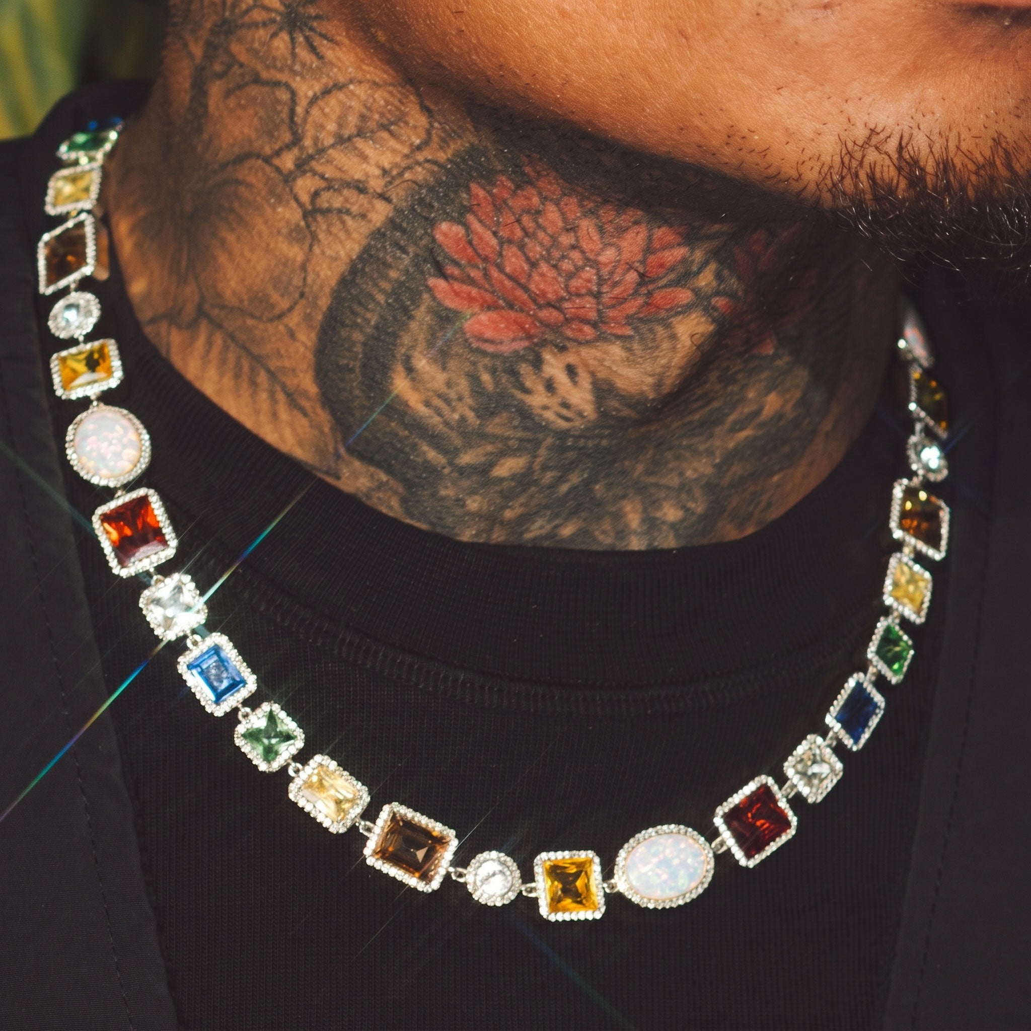 Motley Gemstone Set - Silver