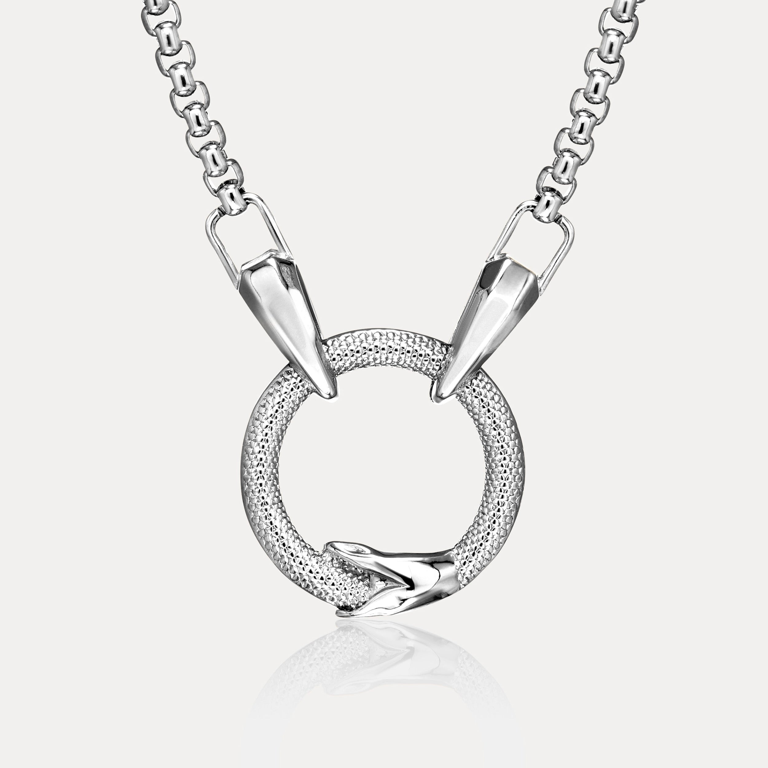 SILVER925 OUROBOROS NECKLACE /シルバー/ネックレス Ouroboros - Silver