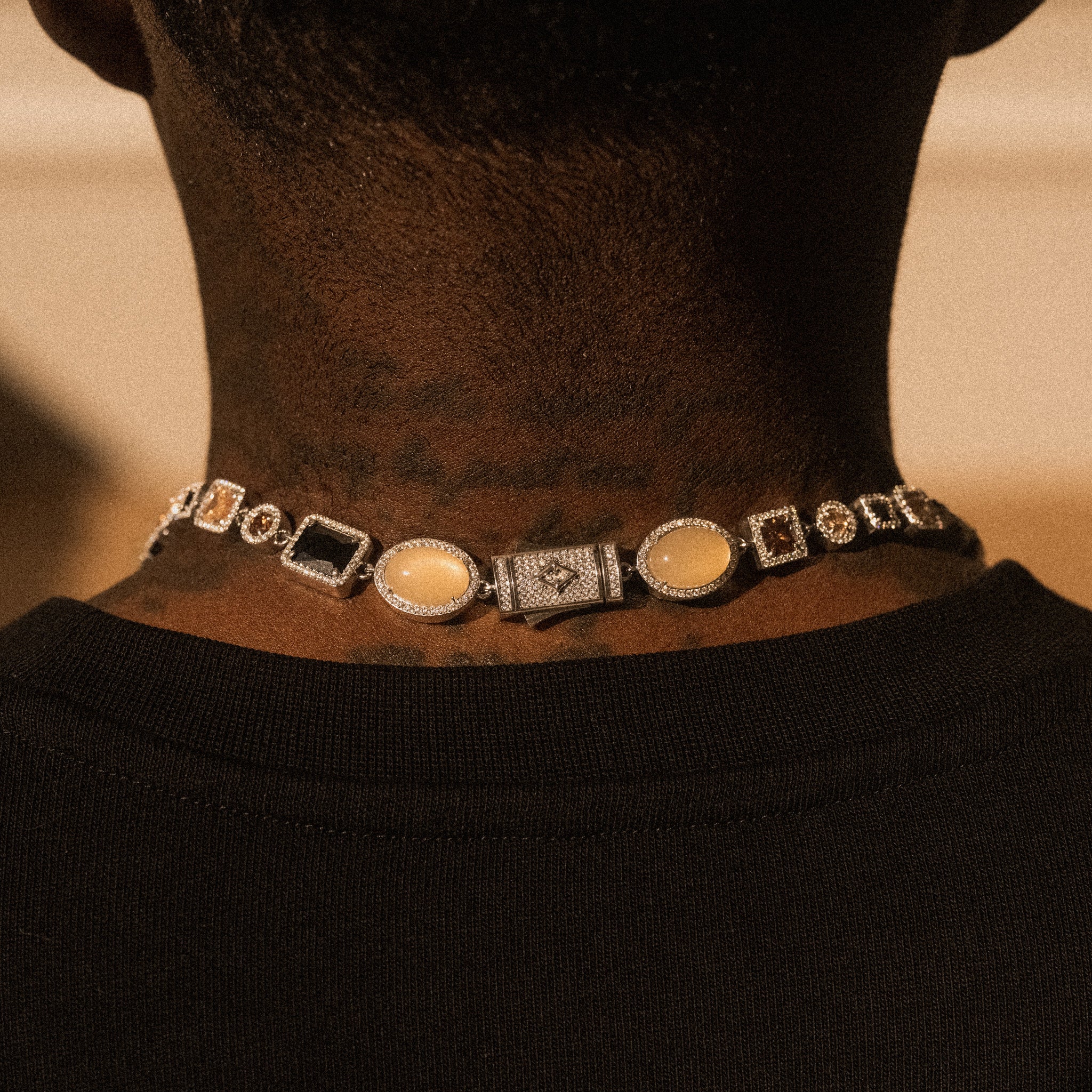 Phantom Gemstone Chain - Silver