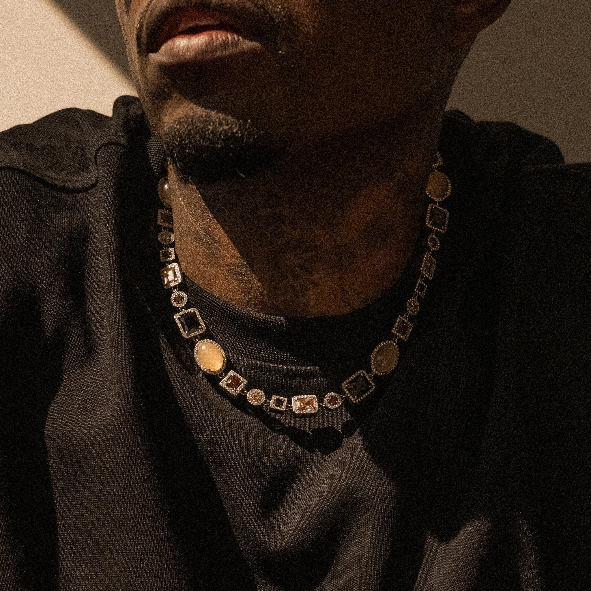Phantom Gemstone Chain - Silver