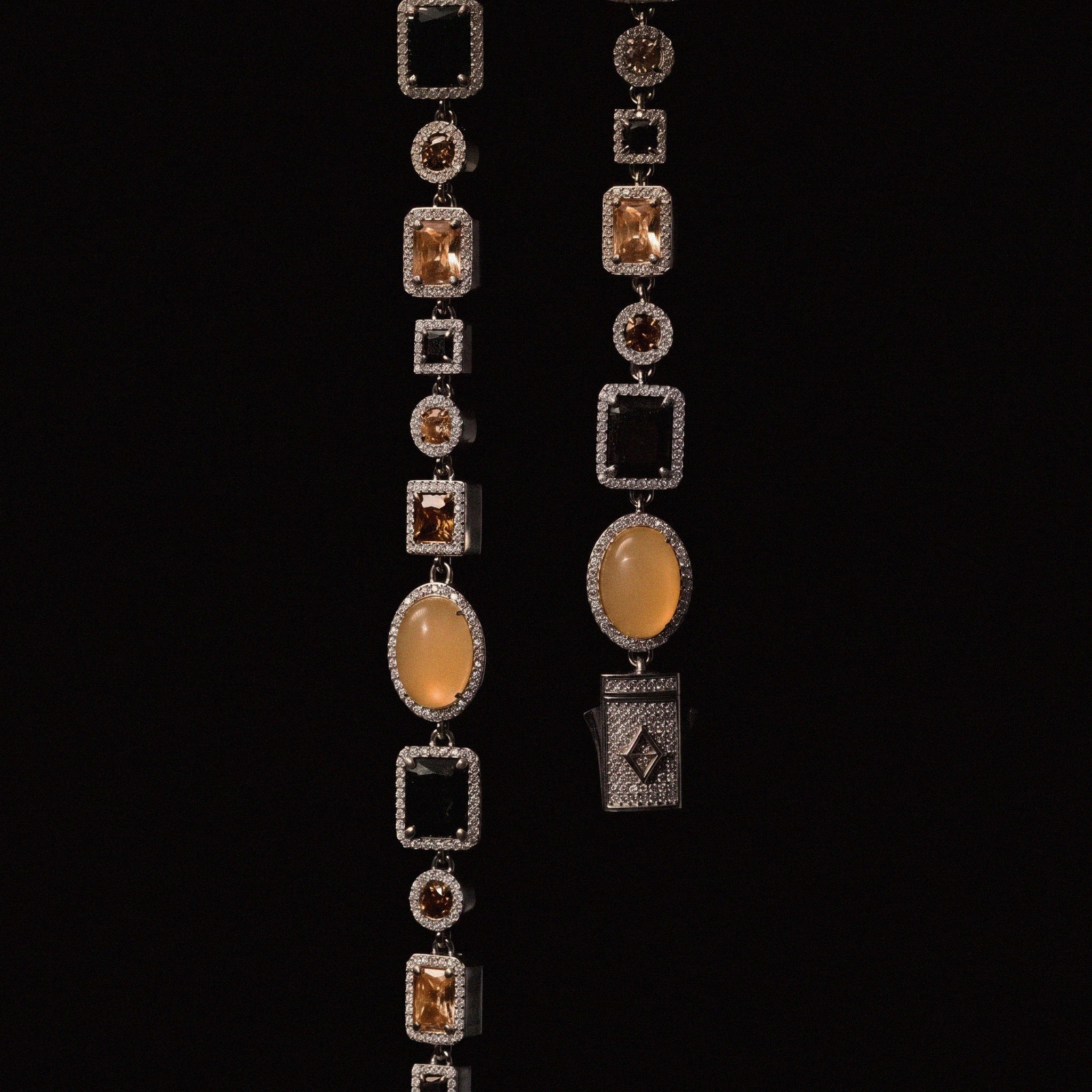 Phantom Gemstone Chain - Silver