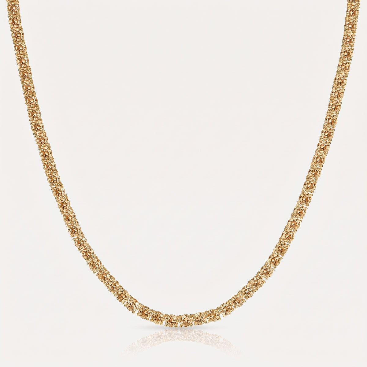 Champagne Tennis Chain (5mm) - Gold