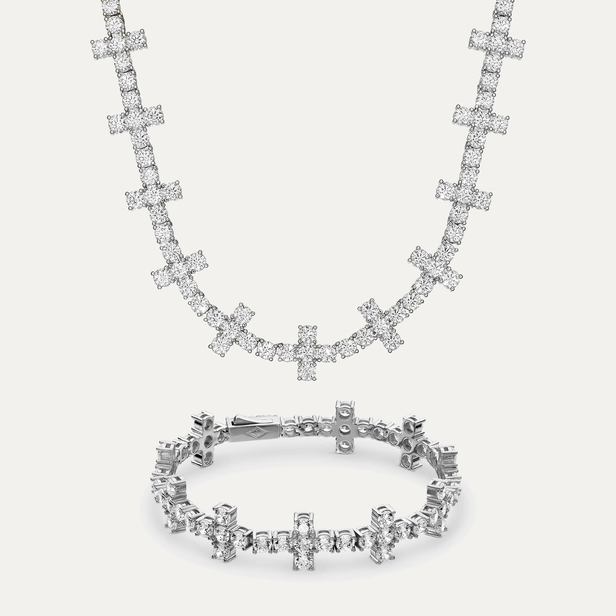 Firenze Tennis Set - Silver