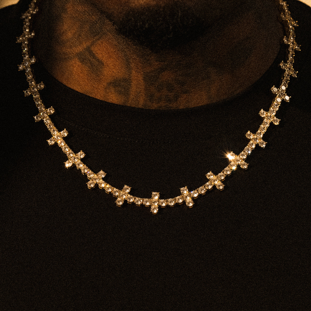 Firenze Tennis Chain - Gold