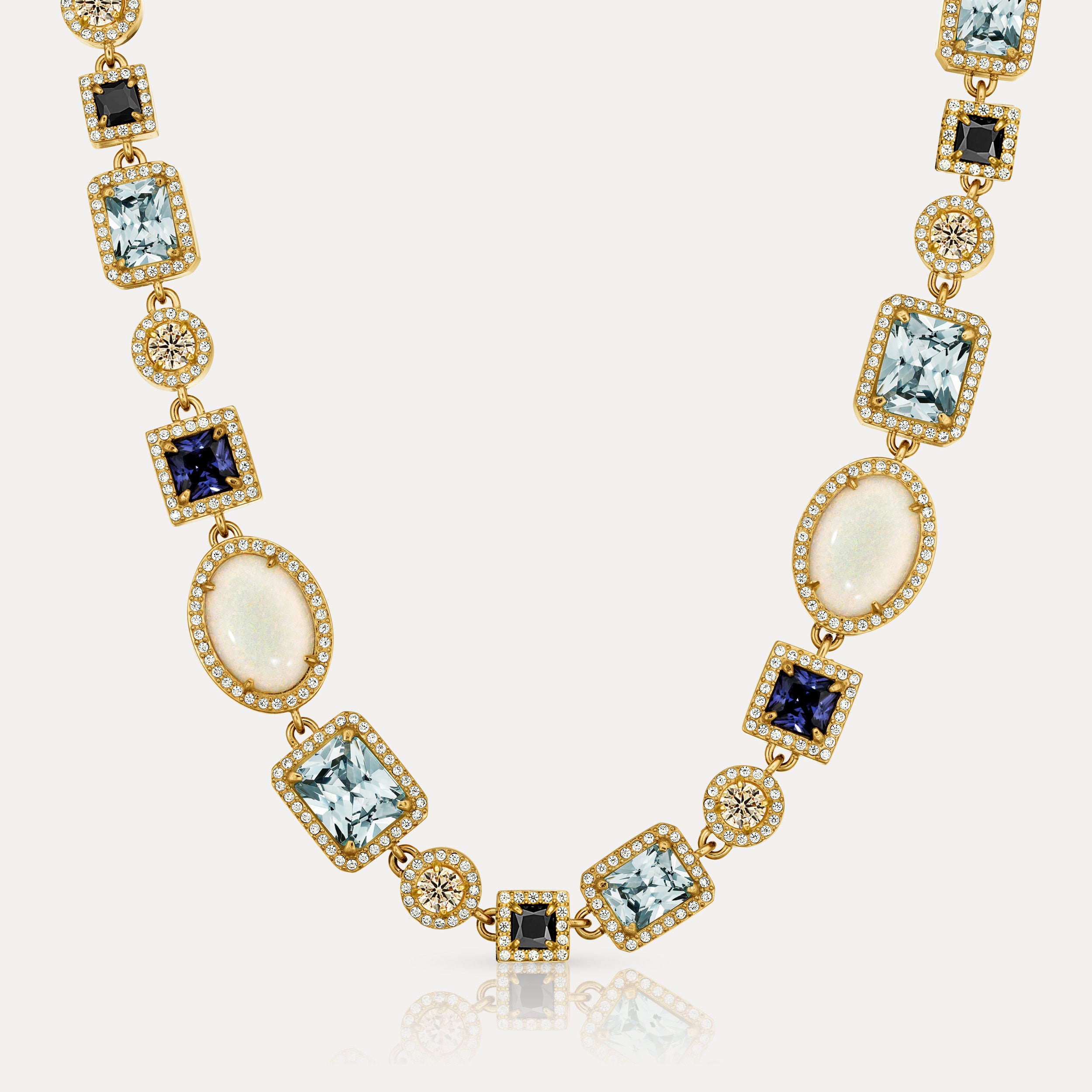 Frigid Gemstone Chain - Gold