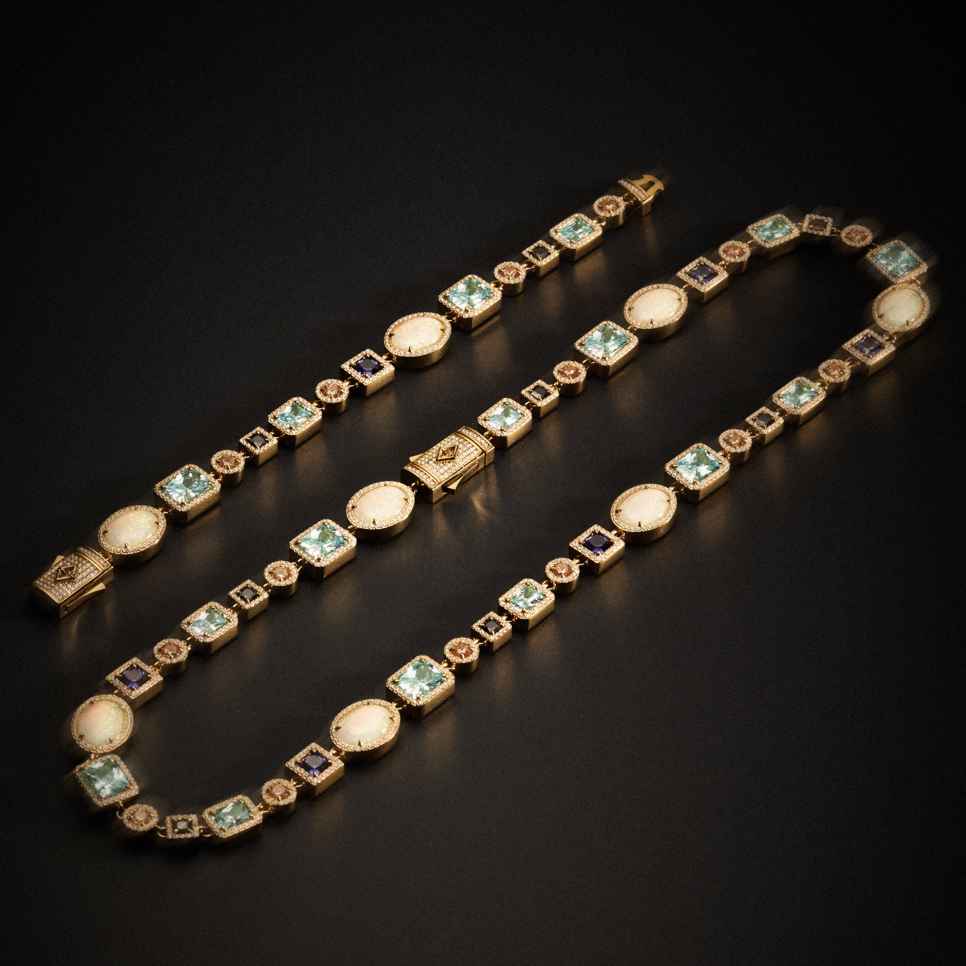 Frigid Gemstone Set - Gold