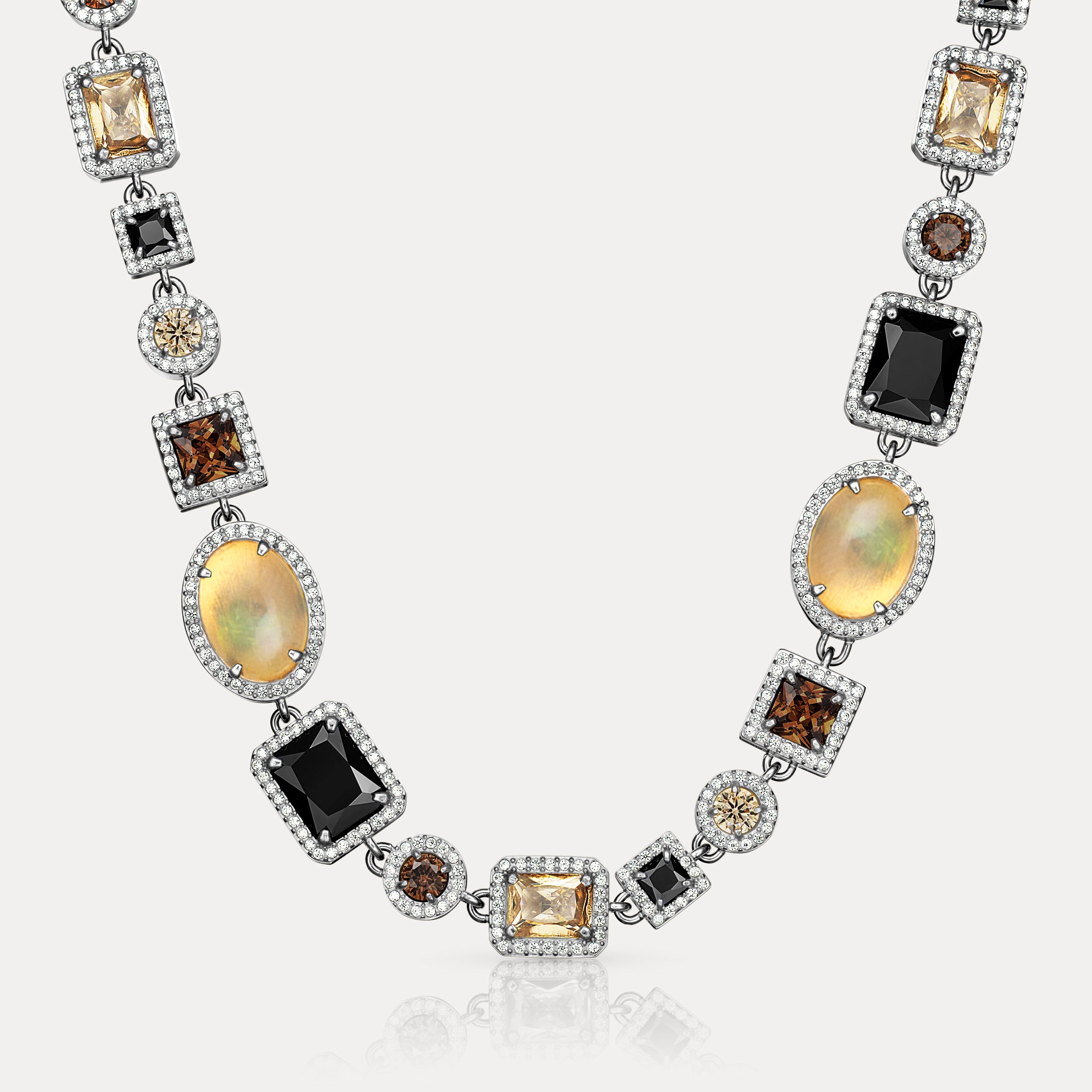 Phantom Gemstone Chain - Silver