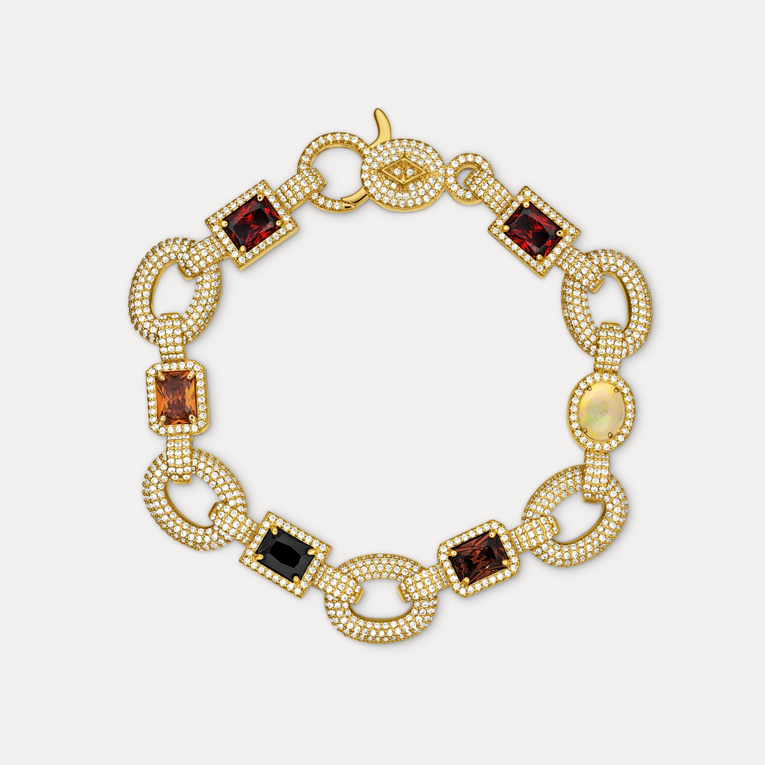 Vantage Gemstone Bracelet - Gold