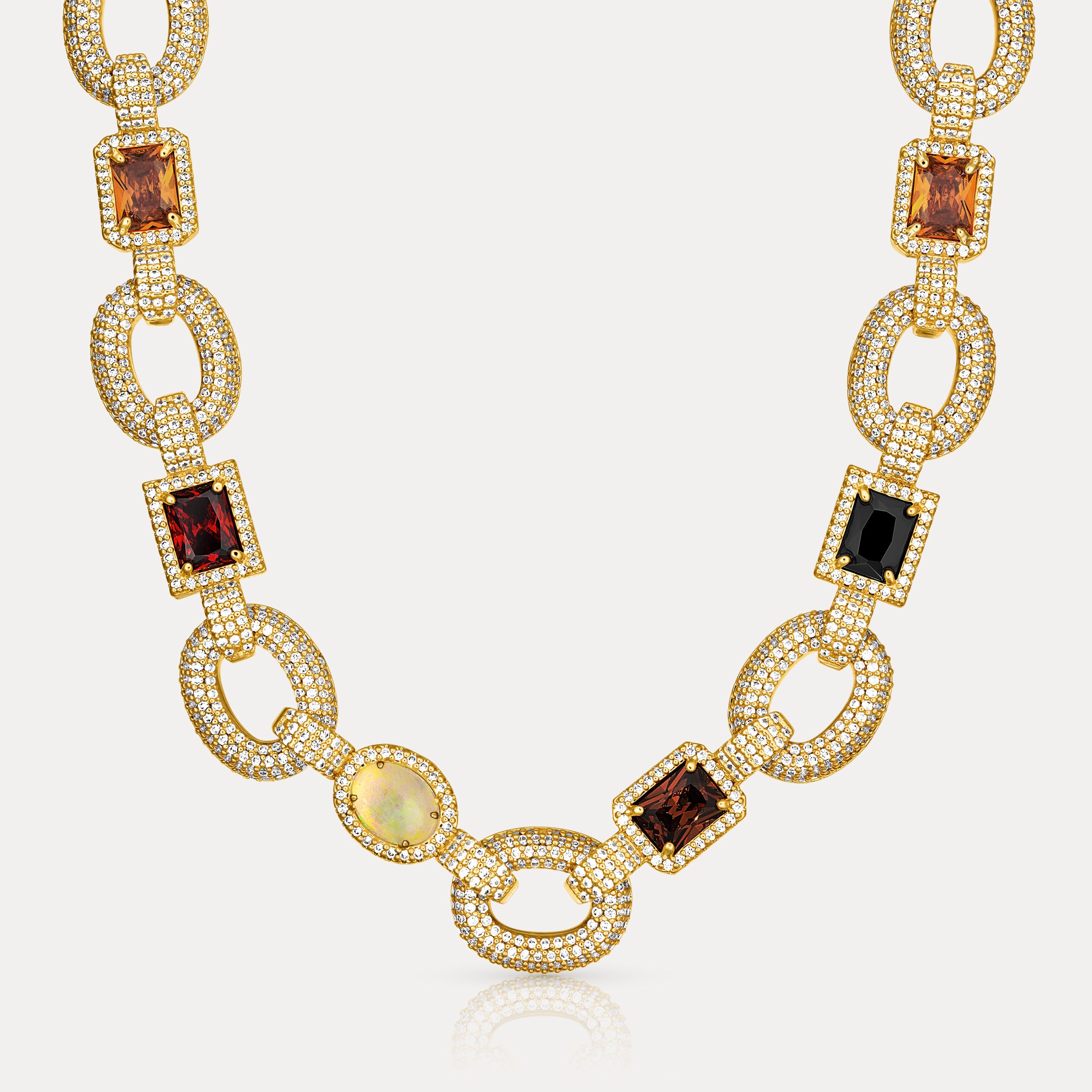 Vantage Gemstone Chain - Gold