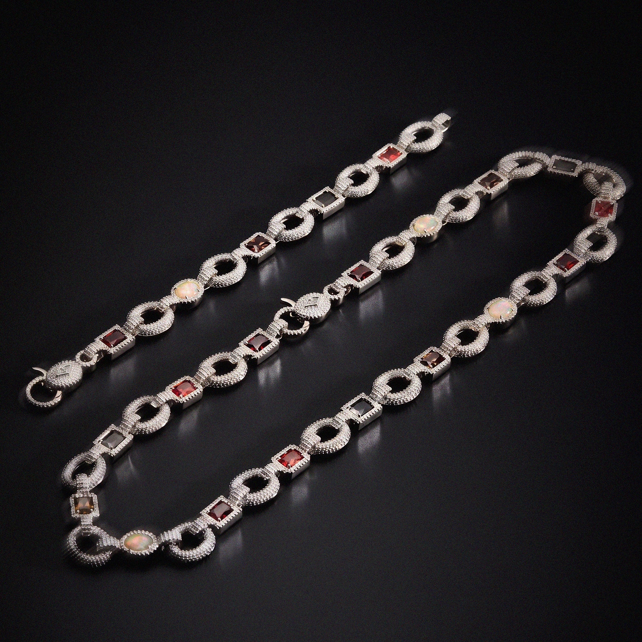Vantage Gemstone Bracelet - Silver