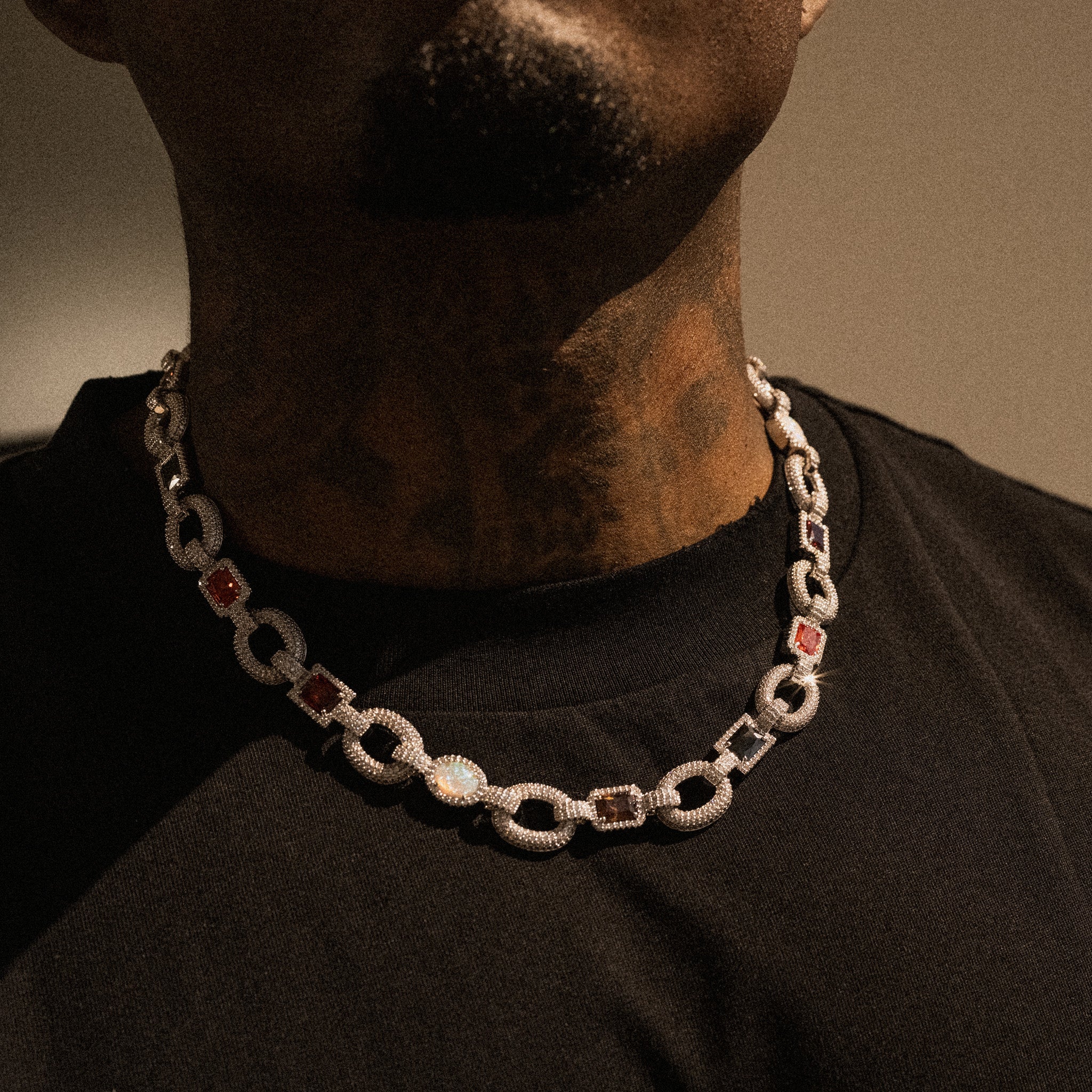 Vantage Gemstone Chain - Silver