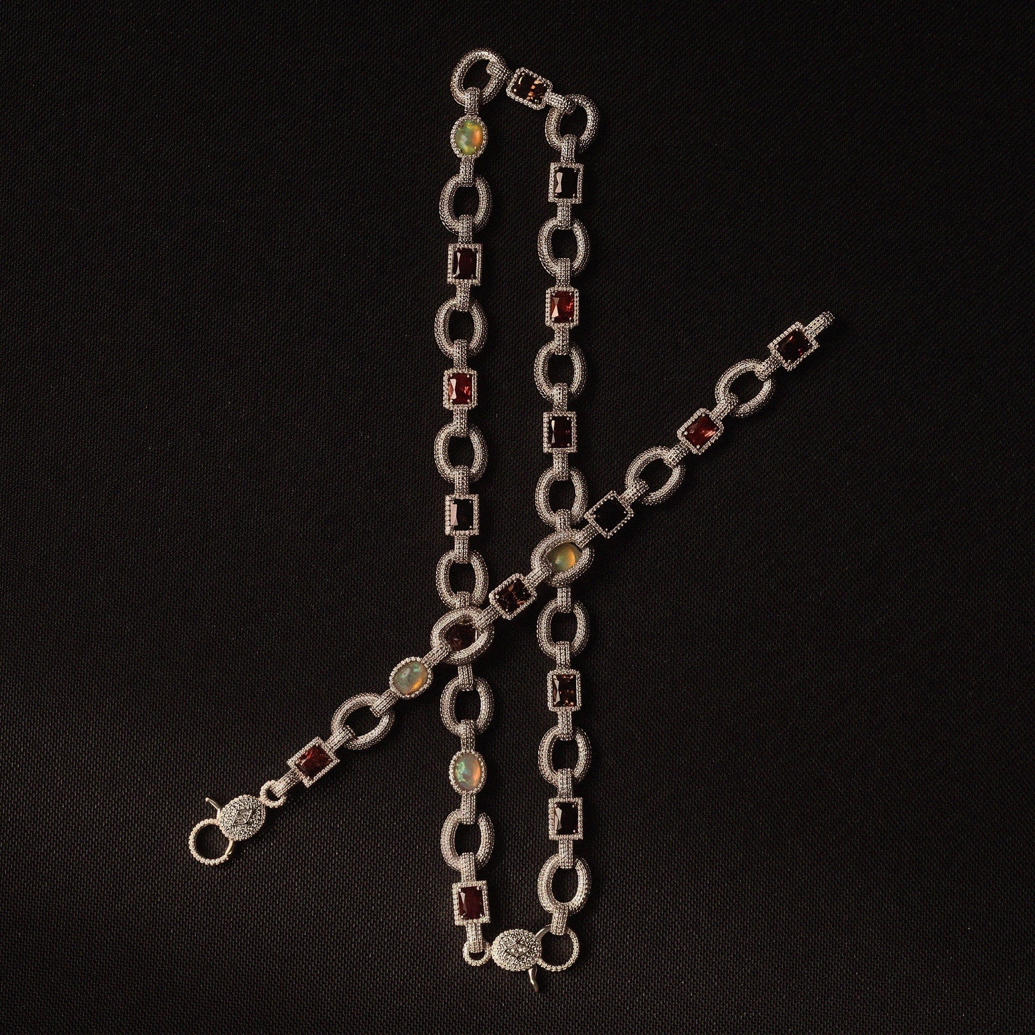 Vantage Gemstone Bracelet - Silver