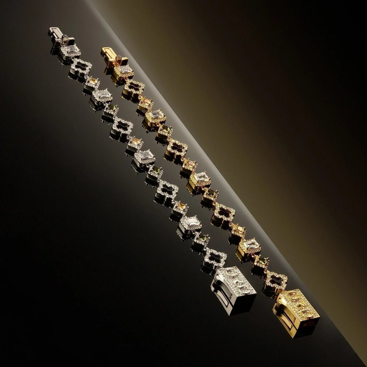 Midas Gemstone Chain - Silver