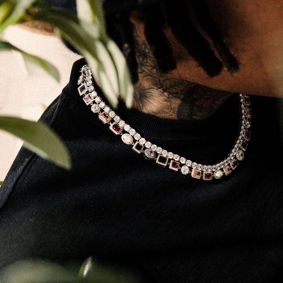 Royal Gemstone Chain - Silver